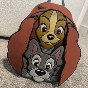 NWT Disney’s Lady & The Tramp Cosplay Loungefly Backpack